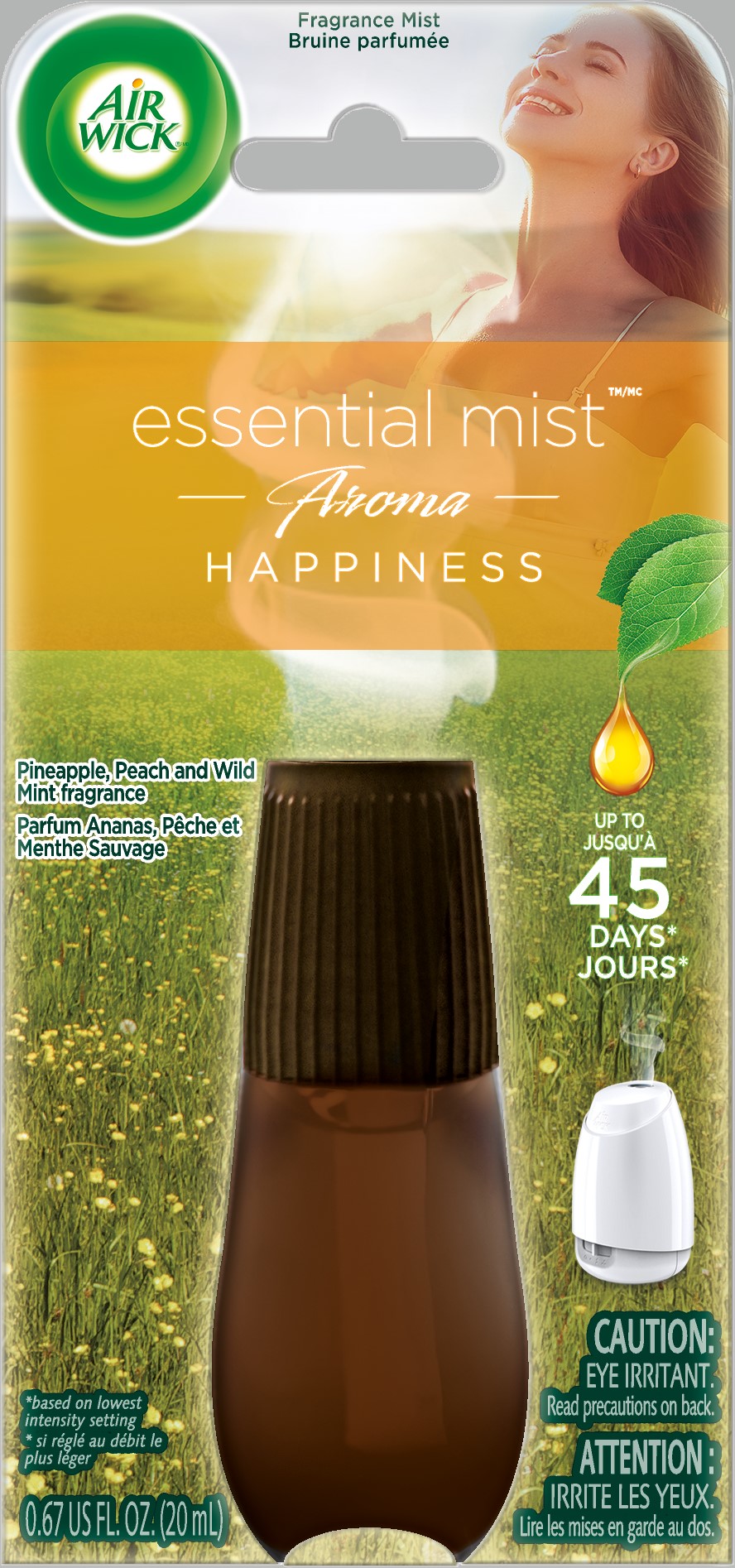 AIR WICK Essential Mist  Happiness Discontinued
